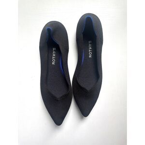 Rothy's Pointed Slipper Black Size 10.5